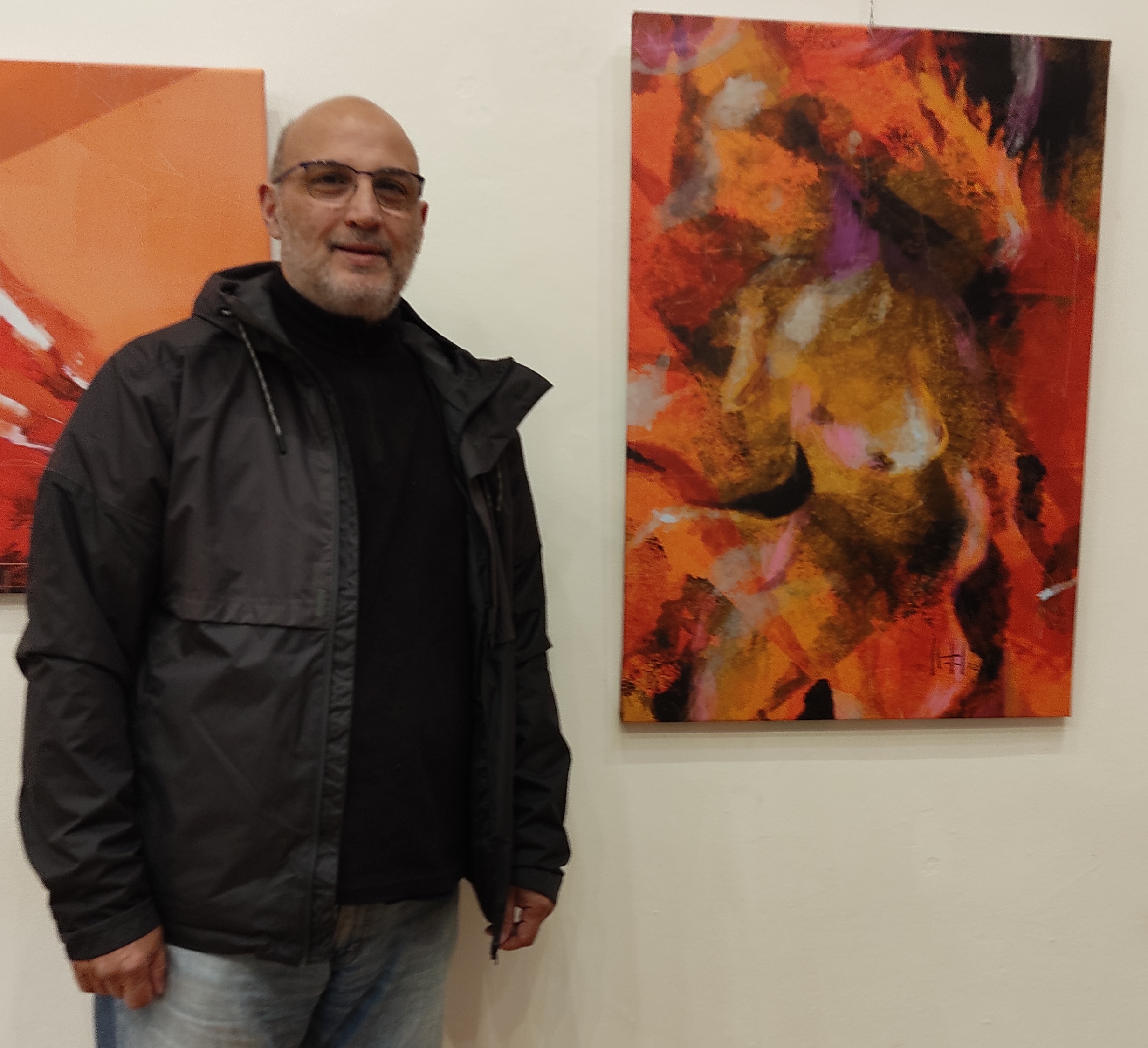 Oscar Laguarda en su exposición en el ICE